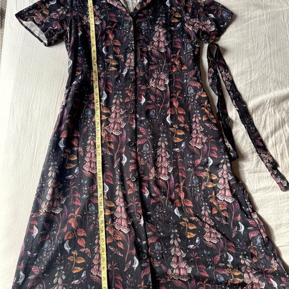 Disturbia Foxglove Midi Shirt-Dress US Size 8 - Picture 7 of 7